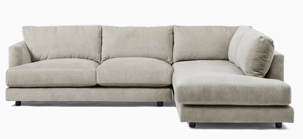 Haven double sale wide chaise sectional